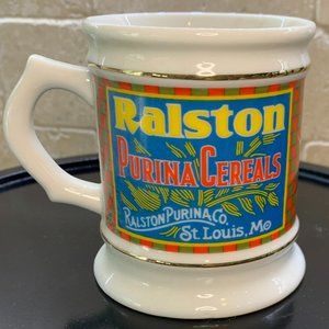 Franklin Mint Vintage RALSTON PURINA CO. Porcelain Mug The Corner Store